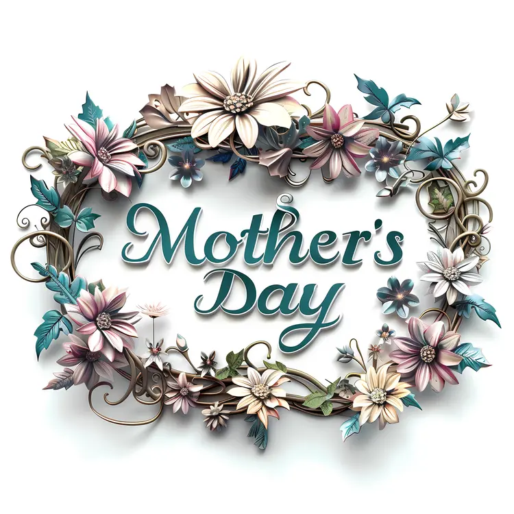 Mother's Day Floral Wreath