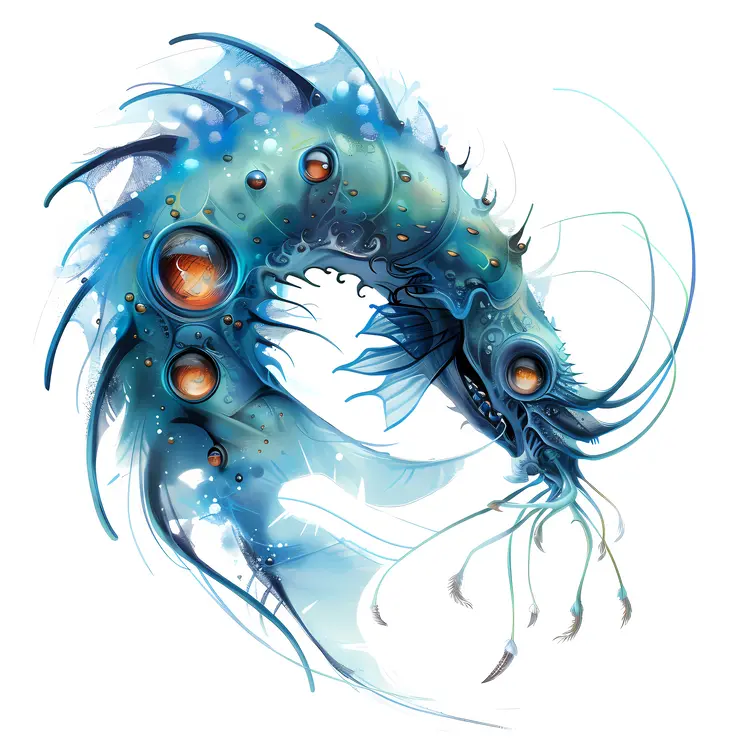 Mystical Blue Dragon