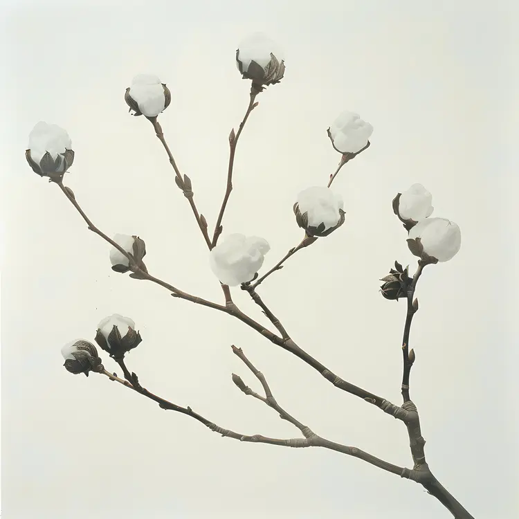 Natural Cotton Branch