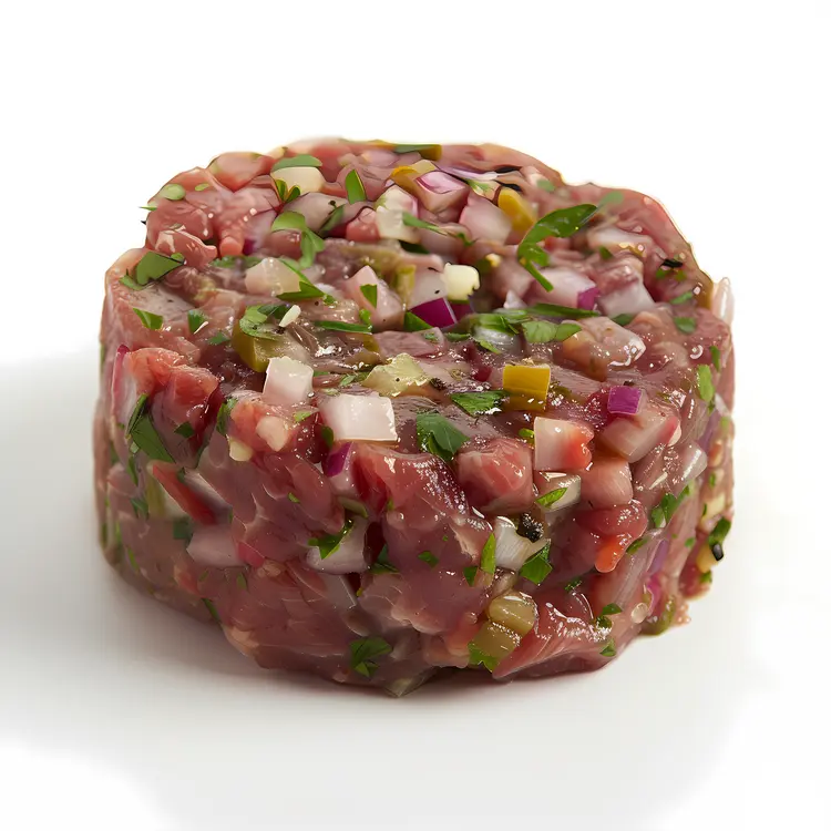 Classic Beef Tartare with Garnish