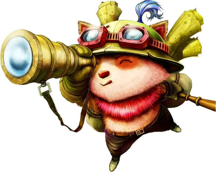 Cute Character with Telescope in Adventure Gear