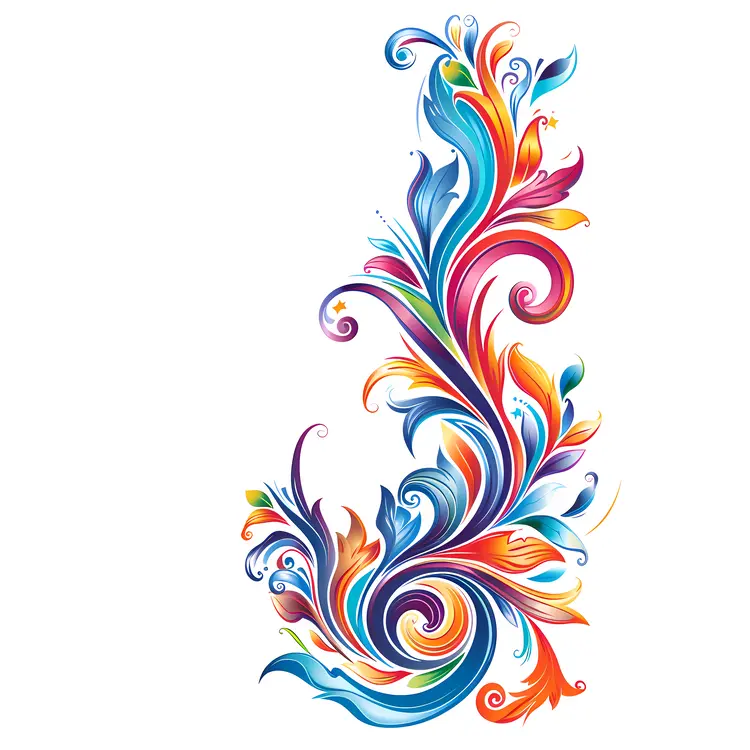 Dynamic Floral Corner Design