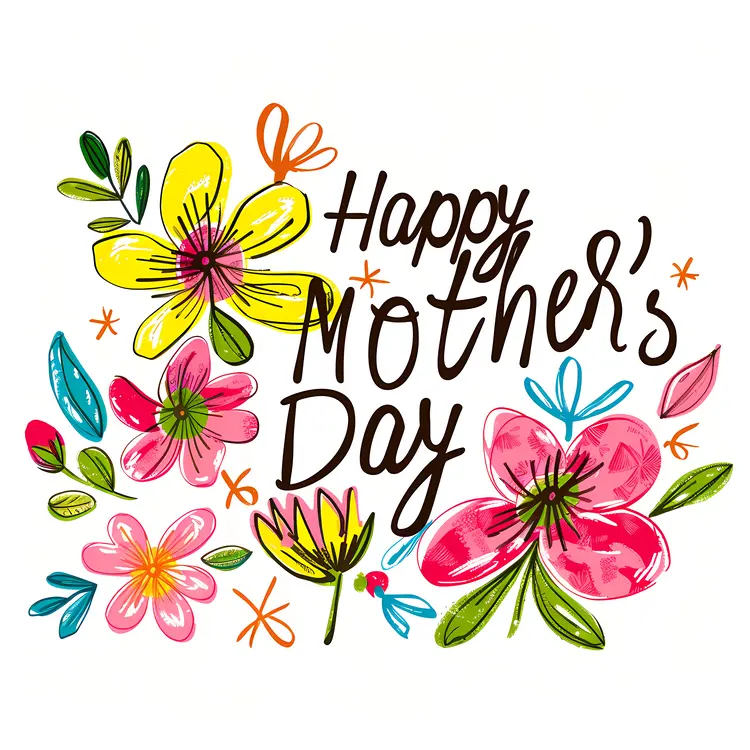 Happy Mother's Day Floral Card