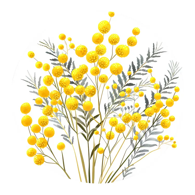 Yellow Flowers in Bloom