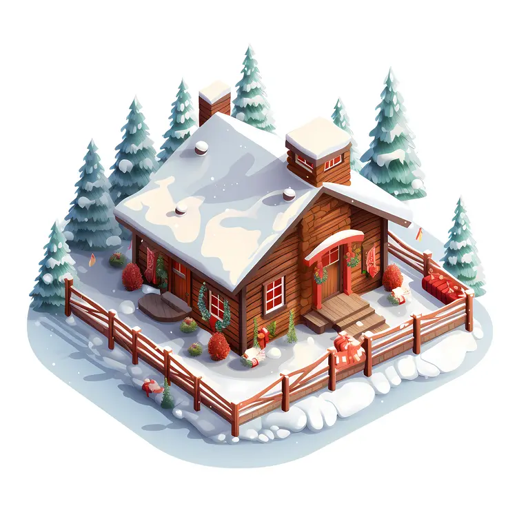 Small cute doodle house