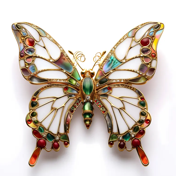 Jewel Encrusted Butterfly