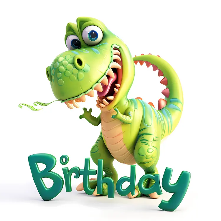 Green Dinosaur Birthday Celebration