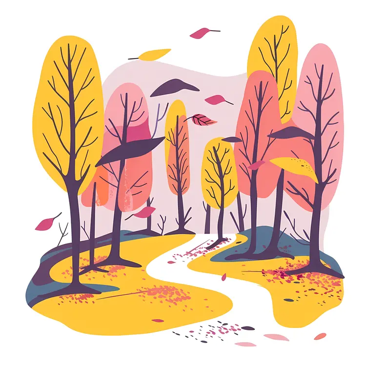 Colorful Autumn Forest