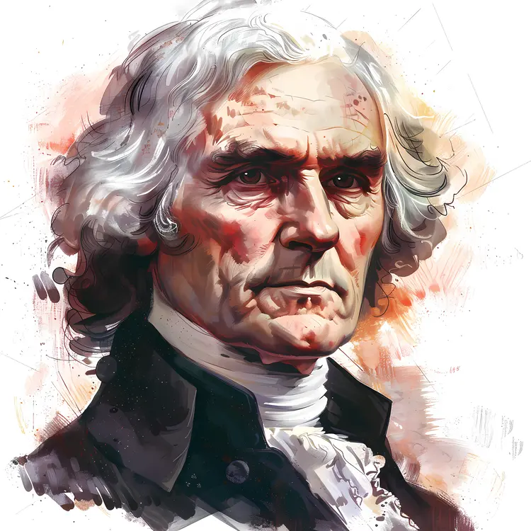 Artistic Portrait of a Historical Figure