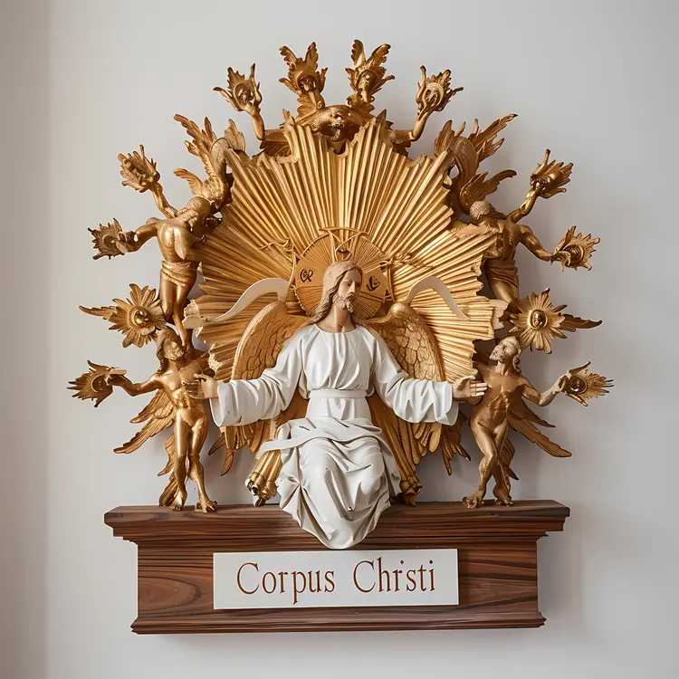 Corpus Christi Religious Statue