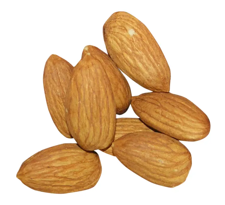 Pile of Brown Almonds