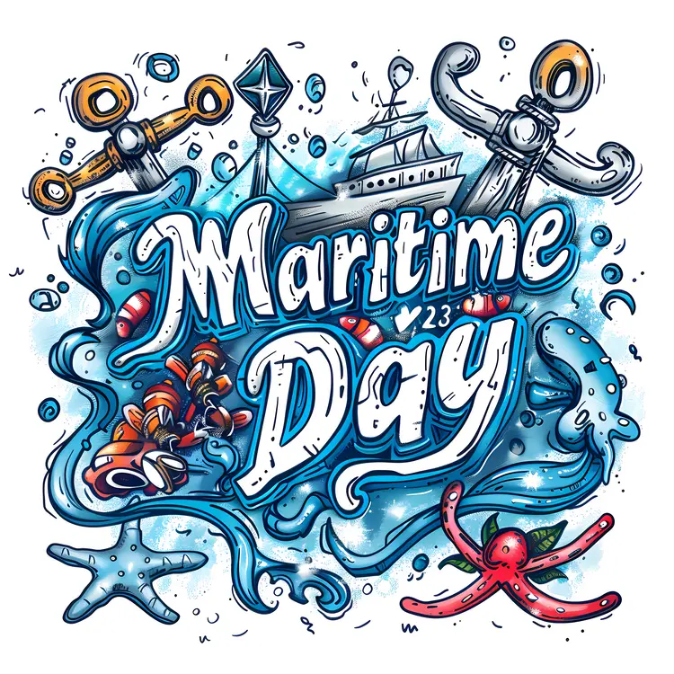 Maritime Day Celebration Illustration