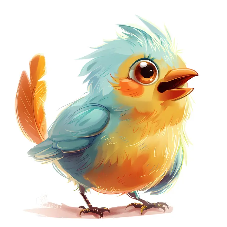 Cute Cartoon Bird
