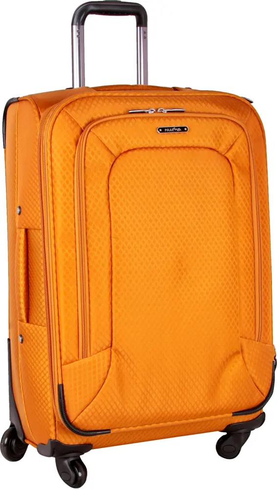 Orange Soft Shell Suitcase for Travel