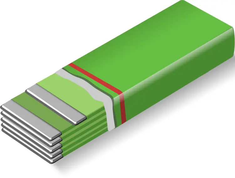 Green Pack of Chewing Gum