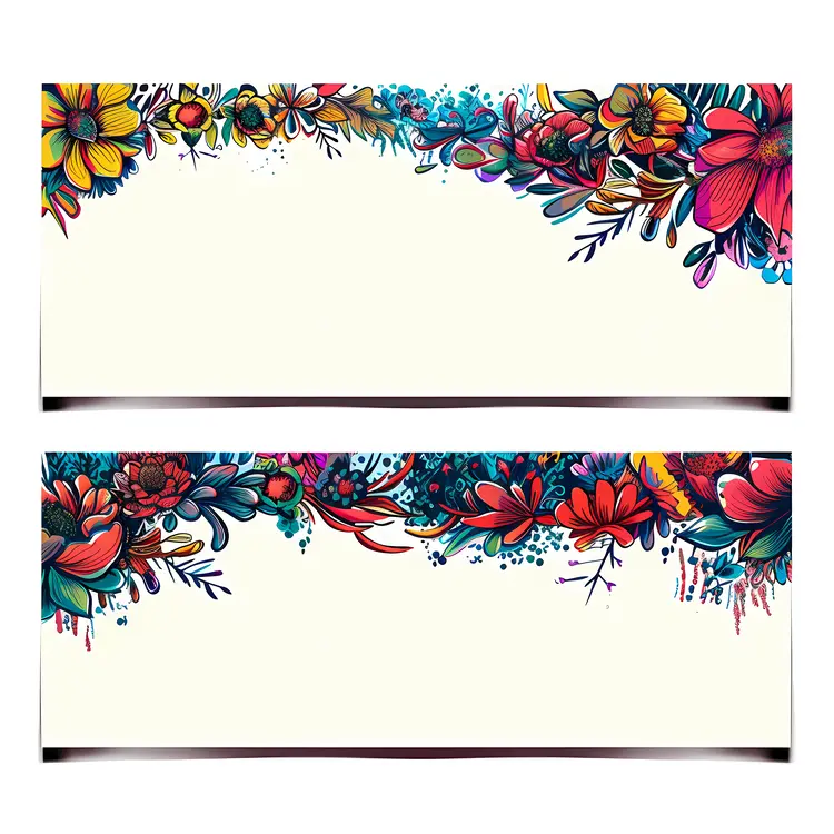 Colorful Floral Design Background