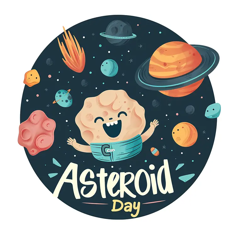 Asteroid Day Celebration with Planets