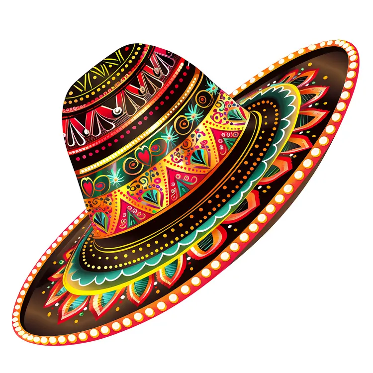 Colorful Traditional Sombrero