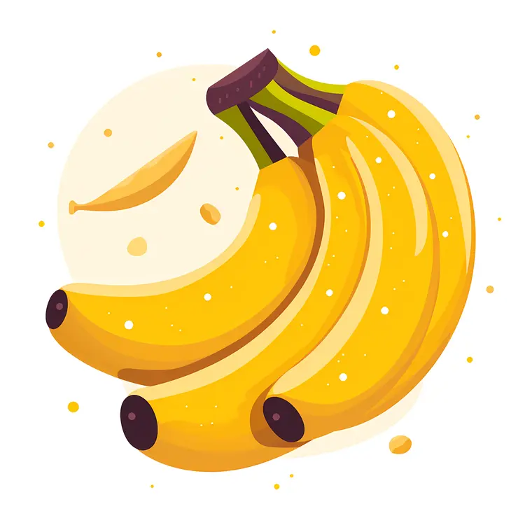 Speckled Yellow Bananas