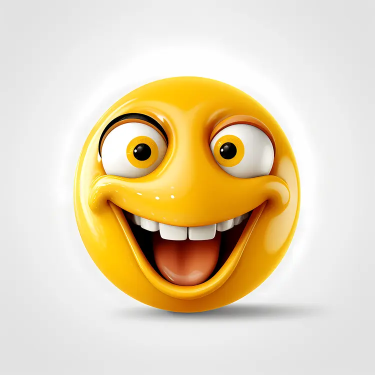 Happy Yellow Smiley Face Emoji