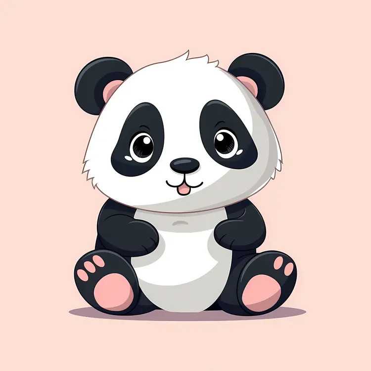Cute Panda Cartoon