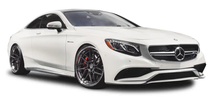 White Mercedes-Benz Luxury Coupe