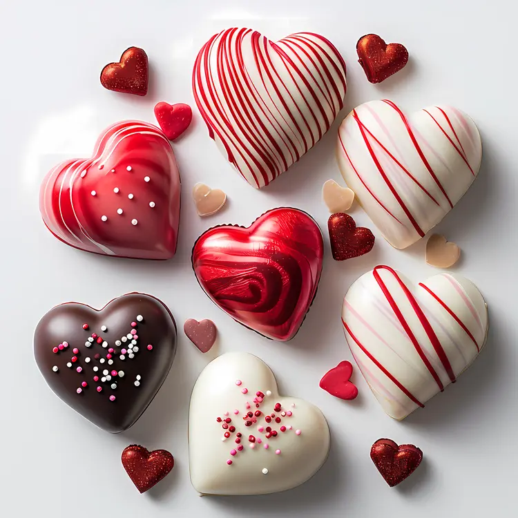 Heart Candies for Valentine's Day
