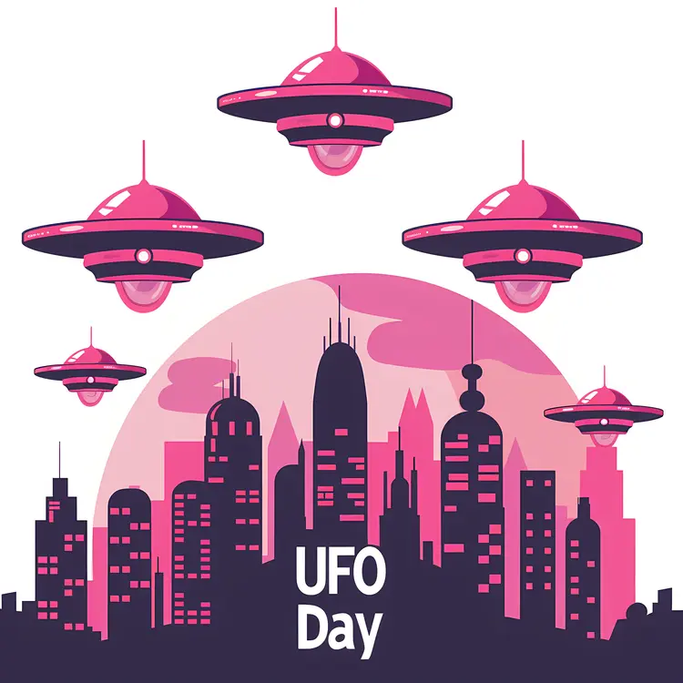 UFO Day Celebration Poster