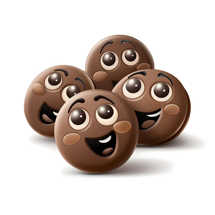 Happy Chocolate Faces