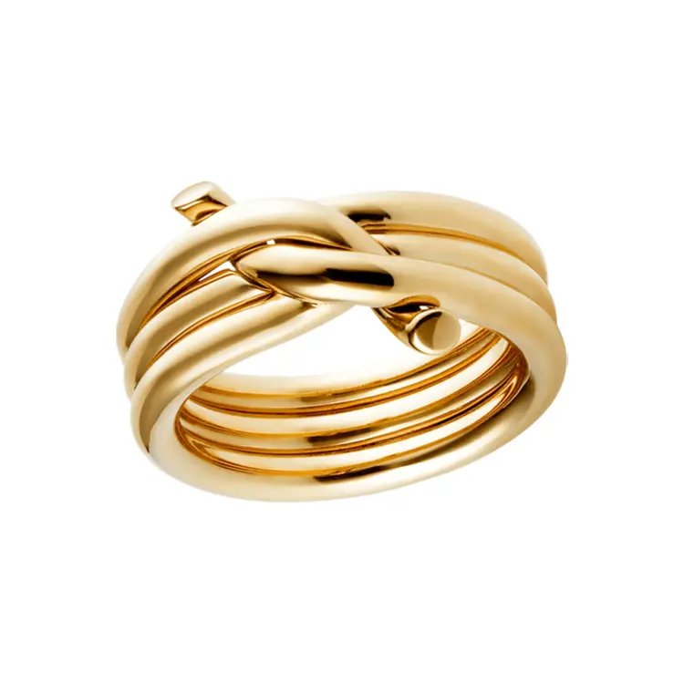 Elegant Gold Knot Ring