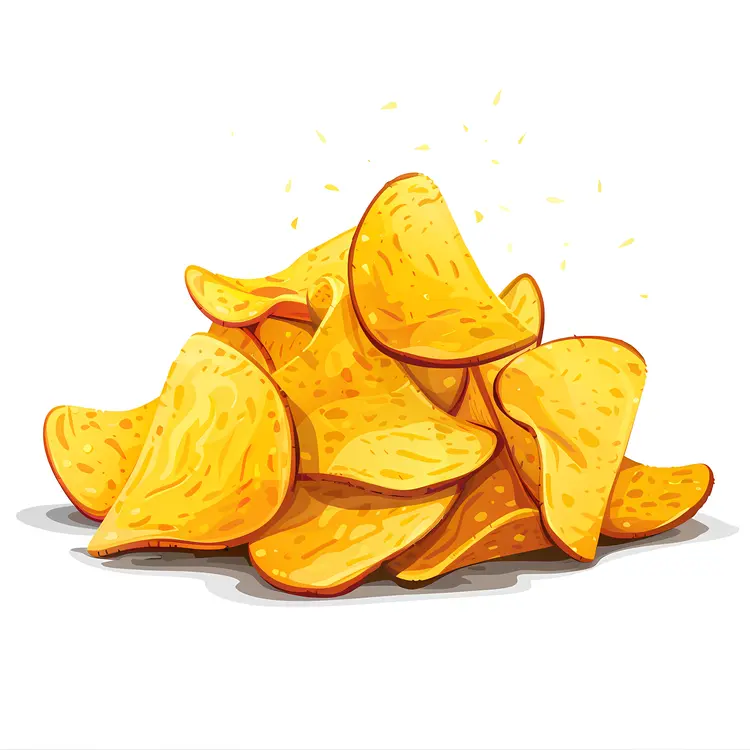 Crispy Golden Potato Chips