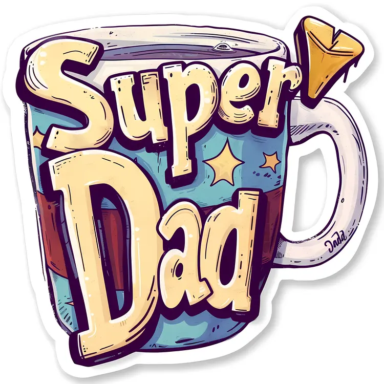 Super Dad Coffee Mug for Father's Day