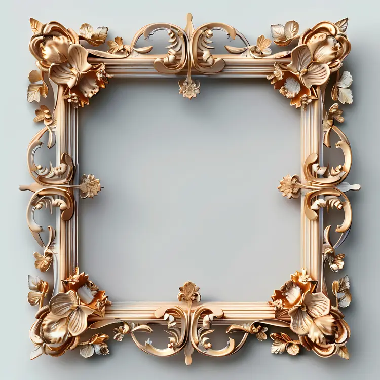 Vintage Ornate Square Frame