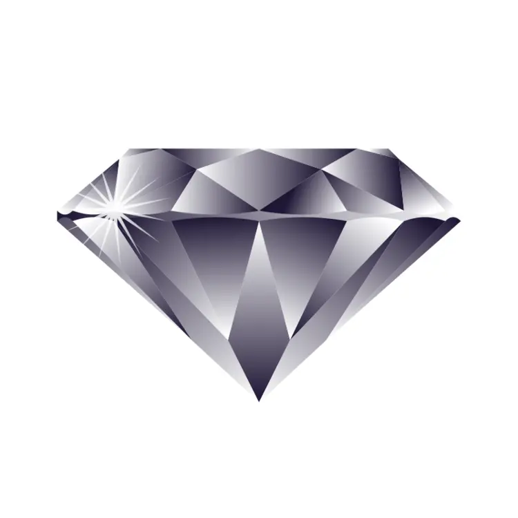 Shiny Faceted Diamond