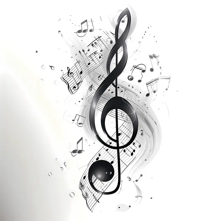 Musical Notes Graphic