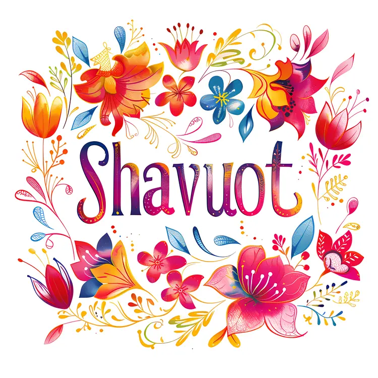 Floral Shavuot Celebration Design