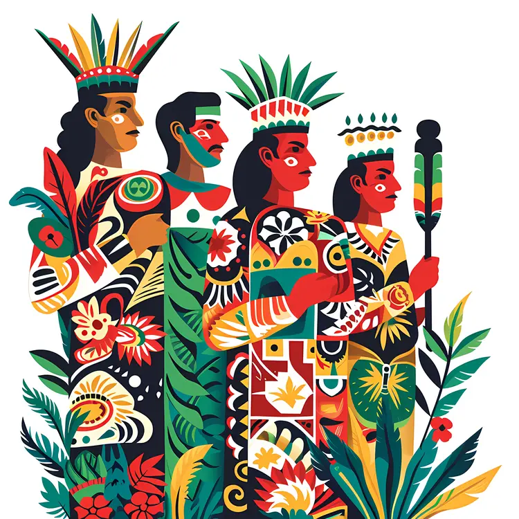 Colorful Tribal People