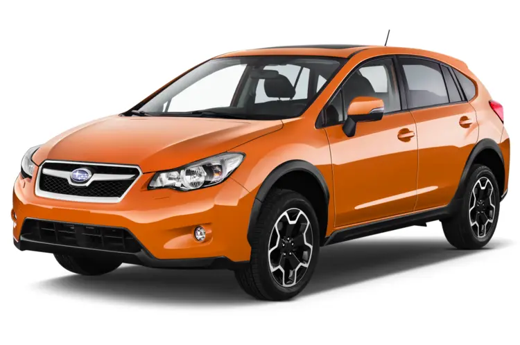 Orange Subaru SUV