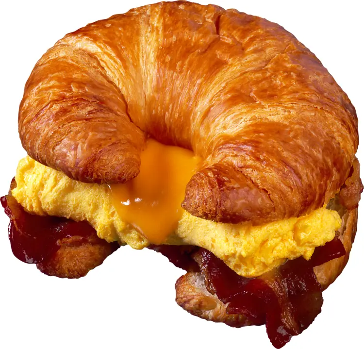 Tasty Breakfast Croissant