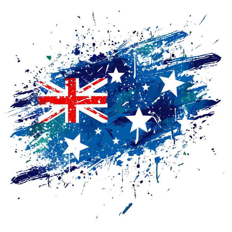 Artistic Australian Flag