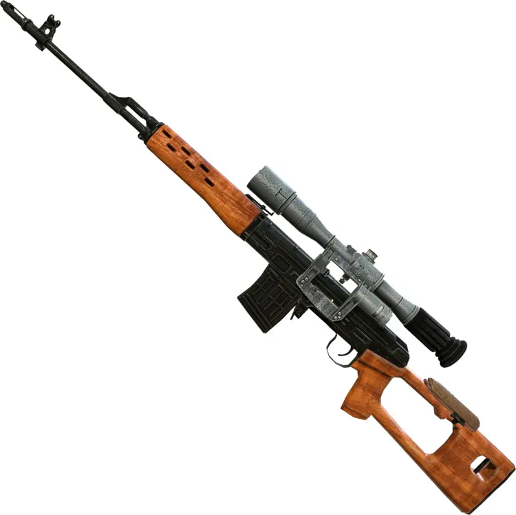 Wooden Sniper Rifle with Scope