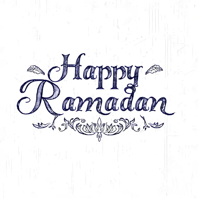 Elegant Happy Ramadan Greeting