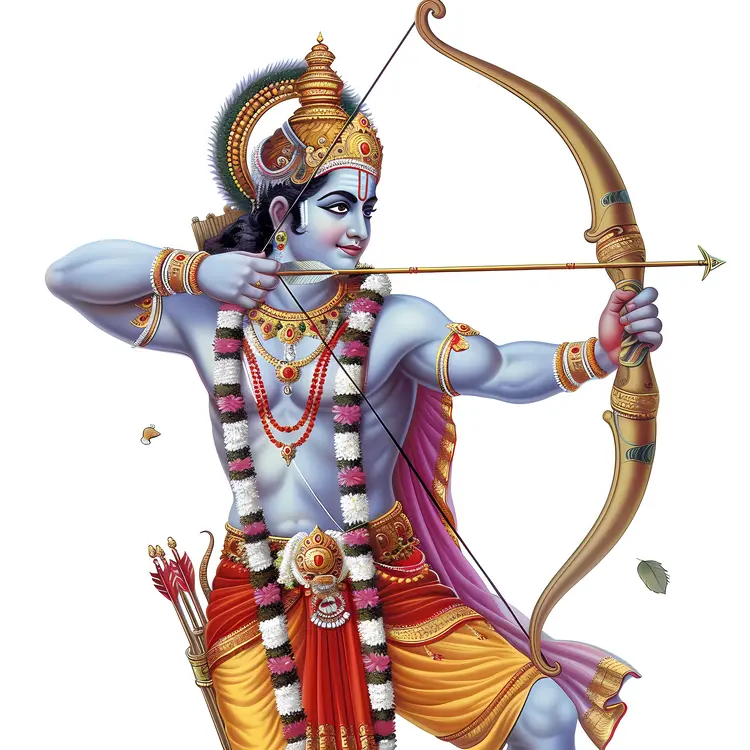 Mythological Archer with Bow and Arrow