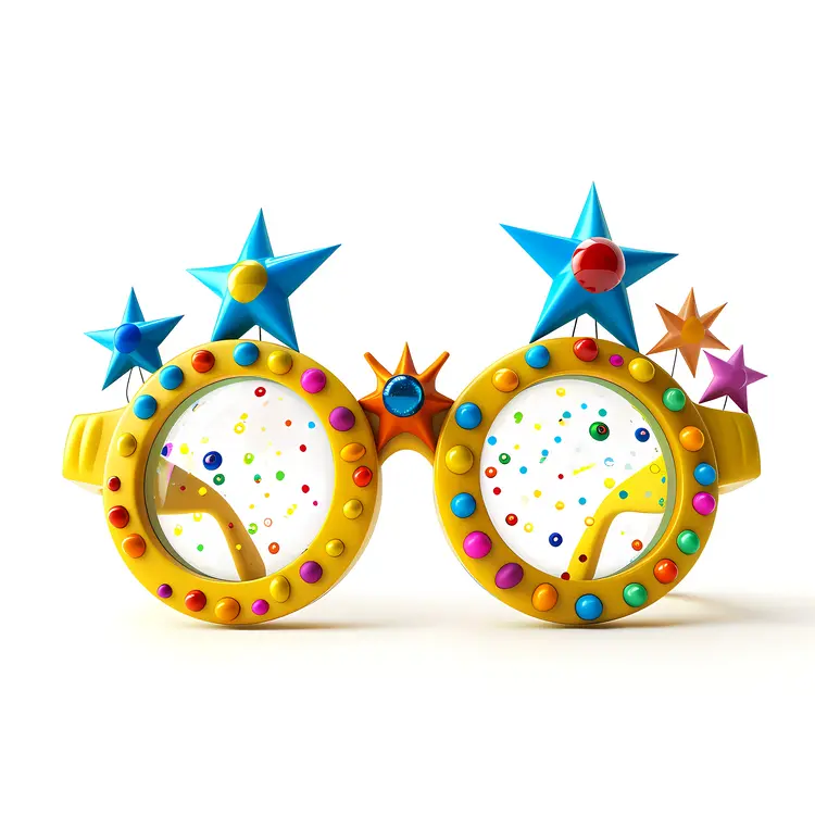 Colorful Star Glasses