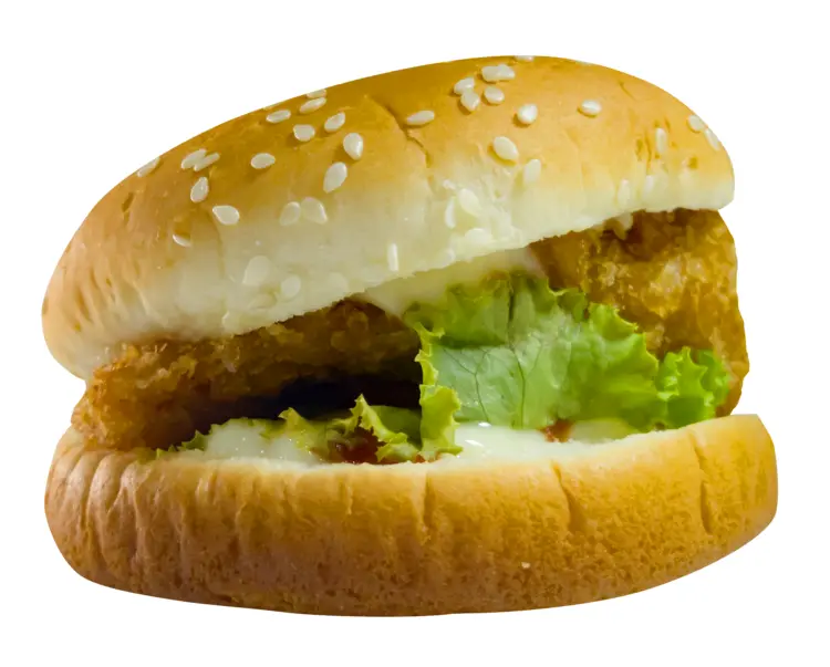 Delicious Burger with Lettuce