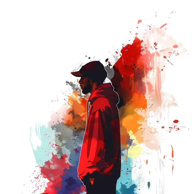 Person in Red Hoodie