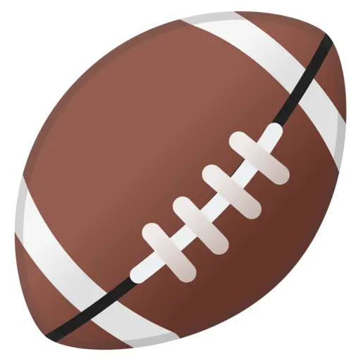 Brown Football Illustration