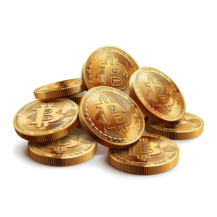 Collection of Bitcoin Coins