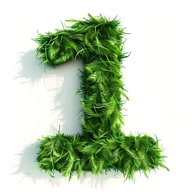 Number One with Greenery