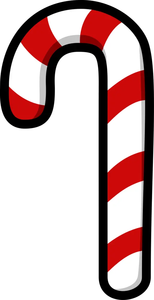 Red and White Candy Cane